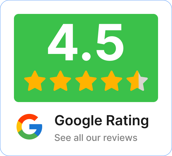 DaPre Mechanical Services 4.5 star Google rating.